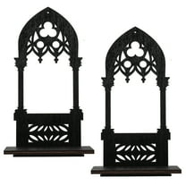 Gothic Bedroom Arch Shelf Festival Decoration Vintage Design Candle Holder