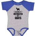 thumbnail image 3 of Inktastic Easily Distracted by Goats Boys or Girls Baby Bodysuit, 3 of 5