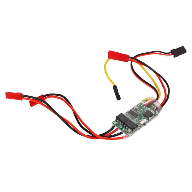 Controlador de velocidad de motor RC con escobillas, bidireccional, 2 s-3 s, Lipo, 5 A, ESC bidireccional para reemplazo y actualización