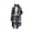 Black, variant on Zynoxe Women's Mid‑Length Jackets Classic Notched Lapel Collar Jackets for Women Fashion Plaid Long Sleeve Jacket Open‑Front Button Down Casual Overcoat With Side Pockets S