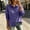 Purple, variant on ClodeEU Women's Collared Button Down Long Sleeve Shirt,Casual Office Blouse Dark Gray,Women's Plus L