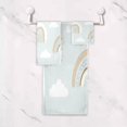 thumbnail image 5 of Coolnut Cute Rainbows Bathroom Towel Set of 3 with Hand Towel, Wash Cloths & Bath Towel, Extra Aborbent Soft Towels Set Decor for Bathing Home Shower Wash cloth, 5 of 7