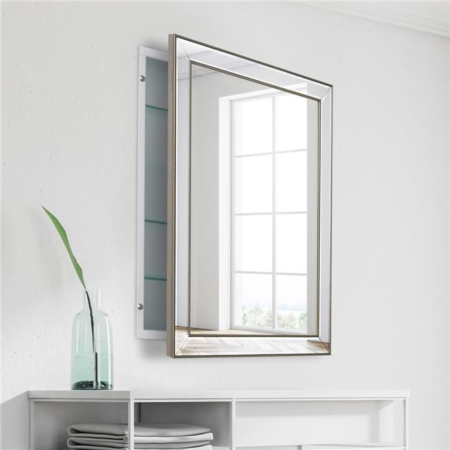 Head West 6301 22 x 30 in. Champagne Silver Beaded Medicine