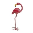 thumbnail image 4 of Flamingo Sculpture Garden Statue Metal Yard Art Pink Bird Landscape Ornament for Outdoor Lawn Balcony Decor, 4 of 9