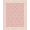 Rose Blush, Pattern 1, variant on ODIKA Pink Feminine Crisscross Adorned Round Ribbon Shaped Bows Stain Resistant Low Profile for Dorm Room, Small Living Apartment