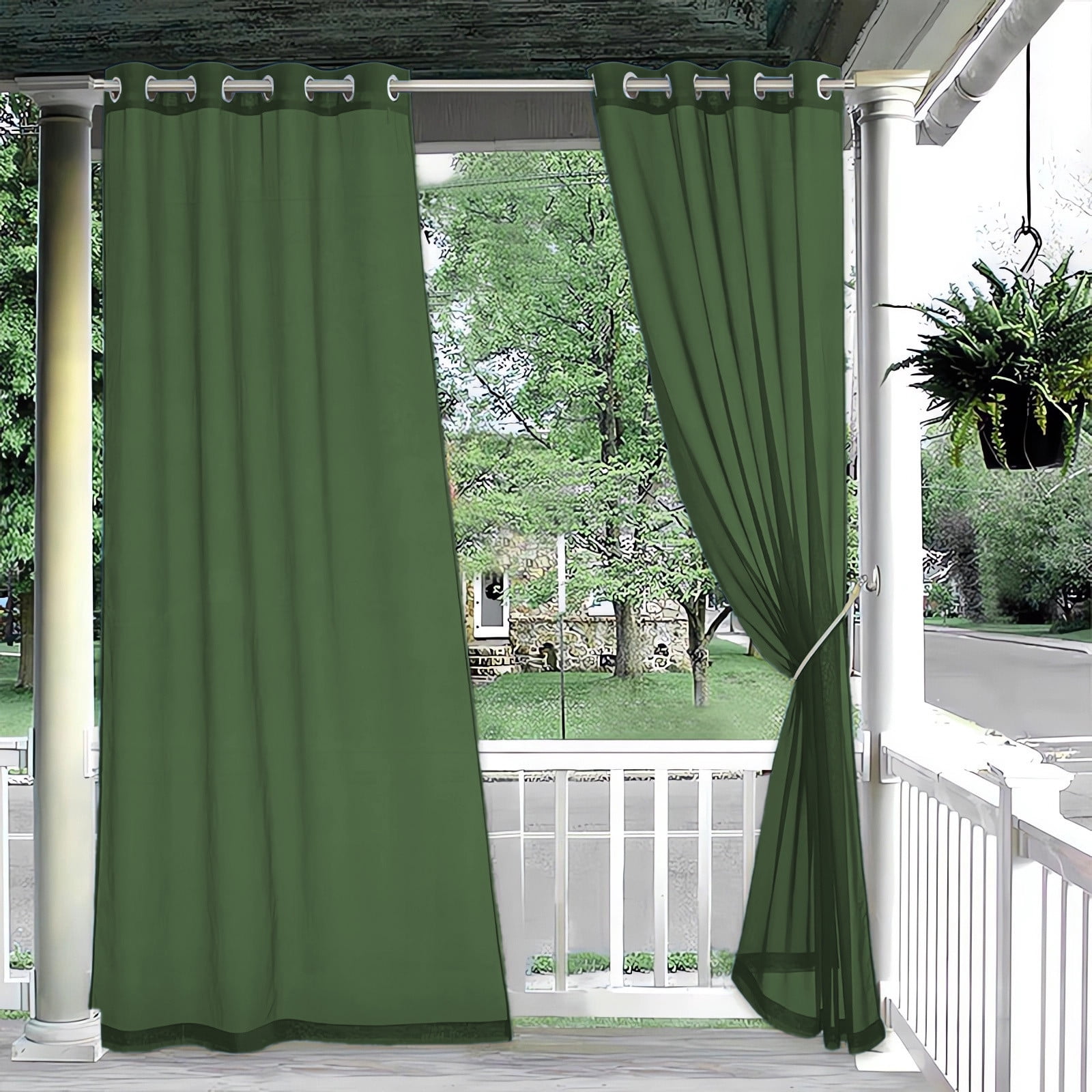 cpengpj 123x213m Garden Netting Water Proof Porch Screen Mesh Outdoor Curtains Lightweight Mosquito Curtains for Patio Gazebo Pool Hut Bug Netting