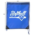thumbnail image 2 of Mato & Hash Ladies Softball Drawstring Bags with 3,6, and 10 Pack Bulk options, 2 of 4