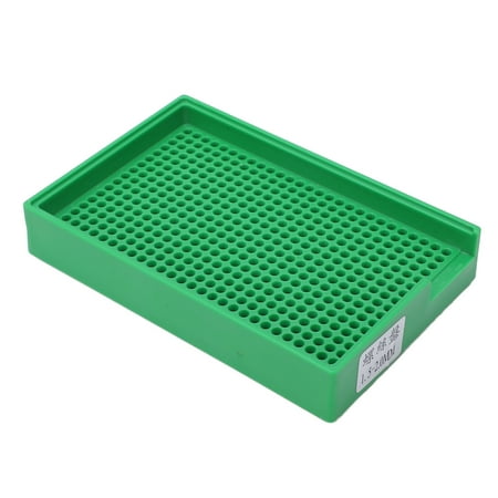 

Screw Arrangement Tray Multi V Shaped Hole Uniform Aperture Screw Organization Plate for Industrial Work 1.52mm/0.060.08in (459 Hole)
