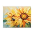 thumbnail image 2 of Sunflower Acrylic Painting Contemporary Blossom Canvas Wall Art for Home Decor Ready-to-Hang, 2 of 13