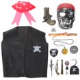 thumbnail image 2 of 16 Pcs Pirate Party Props Party Decorations Pirate Prop Costume Set Cosplay Prop16PCS, 2 of 3