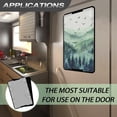 thumbnail image 6 of POLERO Forest Mountain Birds RV Door Window Shade Cover, Foldable Sun Shade Windshield Blackout Shower Curtains Coverage Accessories Fits for Most RV Interior Door (17.3" X 26"), 6 of 7