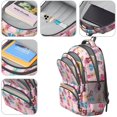 thumbnail image 4 of Princess and Dress Pink Pattern Backpack for School, Cute School Bag with Adjustable Shoulder Straps and Padded Back, 16.9"x12.6"x5.9", 4 of 5