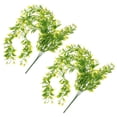 thumbnail image 4 of MasteelfCA 2PCS Garden Wall-mounted Plant Vine Ornament Simulated Plant Rattan Hanging Decor, 4 of 8