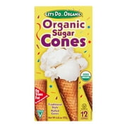 Lets Do...Organic Sugar Cones, 4.6Oz, 12 Ct