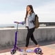 thumbnail image 1 of Scooter Patín Plegable La Viga Infantil con Diseño Morado con Estrellas, 1 of 5