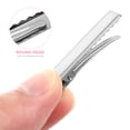 thumbnail image 5 of Beaupretty 100Pcs Small Clip Bows Silver Metal for Hair Styling Projects Women, 5 of 8