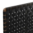 thumbnail image 5 of Sparta Weave Vegan Leather King Headboard in Walnut Black, 5 of 8