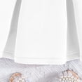thumbnail image 5 of AINIYS Girls Sleeveless Flared A-Line Dress With Crew Neck And Hidden Back Zipper Lightweight Fabric For Party And Celebration White 9-12 M, 5 of 6
