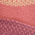 thumbnail image 6 of SAFAVIEH Braided Morgan Bordered Cotton Reversible Area Rug, Multi, 3' x 5' Oval, 6 of 10