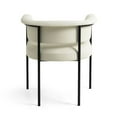 thumbnail image 5 of Taylor Cream Performance Vegan Leather Dining Chair, 5 of 7
