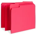 thumbnail image 2 of (3 pack) Business Source, BSN65776, Color-coding Top-tab File Folders, 100 / Box, Red, 2 of 3