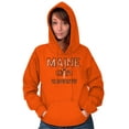 thumbnail image 3 of Maine Lobster Stenciled Distressed ME Unisex Plus Fleece Graphic Hoodie Brisco Brands 4X, 3 of 5