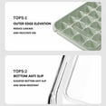 thumbnail image 5 of Yhmxh Ice Cube Tray with Lid & Bin, White 32-Cube Ice Cube Mold with Easy-Release Press Button for Cocktail, Stackable Ice Mold for Whiskey, Tea, Coffee (Trays,Container, Lid & Ice Scoop), 5 of 6