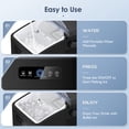 thumbnail image 5 of Countertop Ice Maker, 26lbs/24H, Self-Cleaning, Portable Ice Maker Machine with Handle and Ice Scoop, Touch LED Operation Ice Machine for Home/Office/Party(Black), 5 of 7