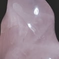 thumbnail image 3 of Polished Rose Quartz Flame Freeform From Brazil (2 lbs), 3 of 4