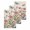 Beige, variant on Pink Flowers Kitchen Dish Towels for Drying Dishes Set of 3, Spring Floral Butterfly Leaves Plants Pastoral Waffle Weave Microfiber Hand Tea Bathroom Towels Quick Dry & Absorbent Towel 12x12