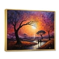 thumbnail image 2 of Designart "love Landscape Loves Journey I" Romantic Landscape Floater Framed Wall Art Living Room, 2 of 7