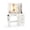 White, variant on Makeup Vanity with 3 Color Lighted Mirror & Charging Station, Modern Vanity Desk with 4 Large Drawers & 2 Storage Shelves for Femal Gift, White