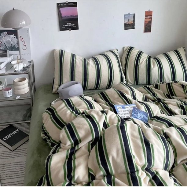 Juego de cama nórdico de rayas
