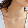 thumbnail image 3 of Suplight 925 Sterling Silver Dainty Initial A-Z Alphabet Letter Pendant Necklace for Women, 3 of 9