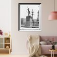 thumbnail image 3 of Historic Framed Print, Clark statue, Army and Navy [Soldiers' and Sailors'] Monument, Indianapolis, Ind., 17-7/8" x 21-7/8", 3 of 9