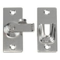 thumbnail image 1 of SHISUYAN Door Hasp 90 Degree Angle Locking Stainless Steel Safety Lock for Door Window Sliding Lock Bar Silver, 1 of 8