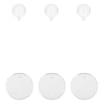 thumbnail image 1 of Espejo decorativo de doble cara con bola flotante para peces Betta, accesorio para tanque, para entrenamiento y enriquecimiento, 3 unidades, 1 of 7