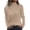 Khaki, variant on Zeagoo Womens Sweaters Turtleneck Cable Knit Long Sleeve Pullover Cute Fitted Trendy Basic Fall Winter Tops