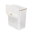 thumbnail image 2 of Hanging Trash Can With Lid, Kitchen Compost Bin, Wall Mounted Food Waste Bin, Kitchen Countertop Under Sink Garbage Can For Cupboard Bathroom, 2 of 4