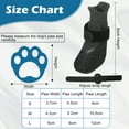 thumbnail image 2 of Thinsony 4x Chaussures de Chien Multifonctionnelles Noires pour l'Intérieur et l'Extérieur Chaussures Résistantes au Froid Imperméables, 2 of 6