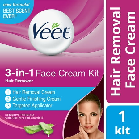 Veet 3-in-1 Face Cream Kit Hair Remover