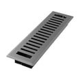 thumbnail image 4 of Imperial 2in x 12in Montezuma Style Grey Granite Metal Rectangular Floor Register (2 PACK), 4 of 5