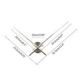 MOMOJIA 3D Clock Hands DIY Large Clock Hands Needles Wall Clocks 3D Momojia 3d clock hands diy large clock hands needles wall clocks 3d