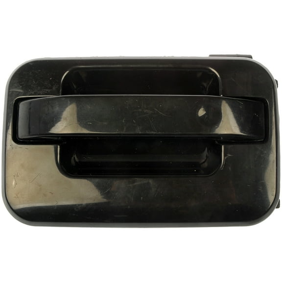 Dorman 80207 Rear Driver Side Exterior Door Handle for Specific Ford / Lincoln Models, Smooth Black