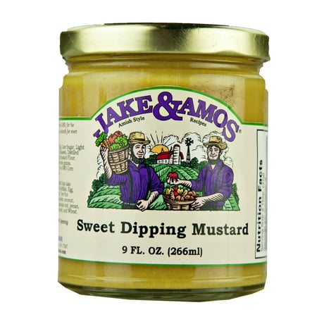 Jake & Amos Sweet Dipping Mustard 9oz (2 Pack)