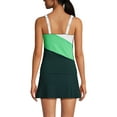 thumbnail image 2 of Lands' End Women's DDD-Cup Chlorine Resistant Square Neck Underwire Tankini Swimsuit Top, 2 of 3