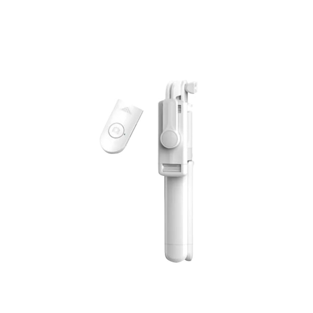 Palo Xtellar Selfie Mando Con Control Remoto Y Trípode Bluetooth Color Blanco