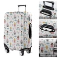 thumbnail image 5 of Rainbow Princess Castle Pattern Luggage Cover Fashion Suitcase Cover Baggage Covers Fit 25-28 Inch Luggage (Go Travel), 5 of 5