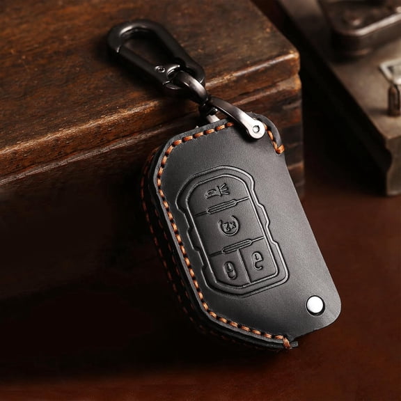 Compatible Key Fob Cover for Jeep Grand Cherokee Dodge Charger Challenger Durango Journey Dart Chrysler 300 Key Case Holder Protector Keychain