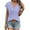 Purple-15, variant on Mittory Womens Plus Size Summer Tops Casual Country V Neck Hollow Tee Shirts Petal Sleeve Fashion Loose Blouse